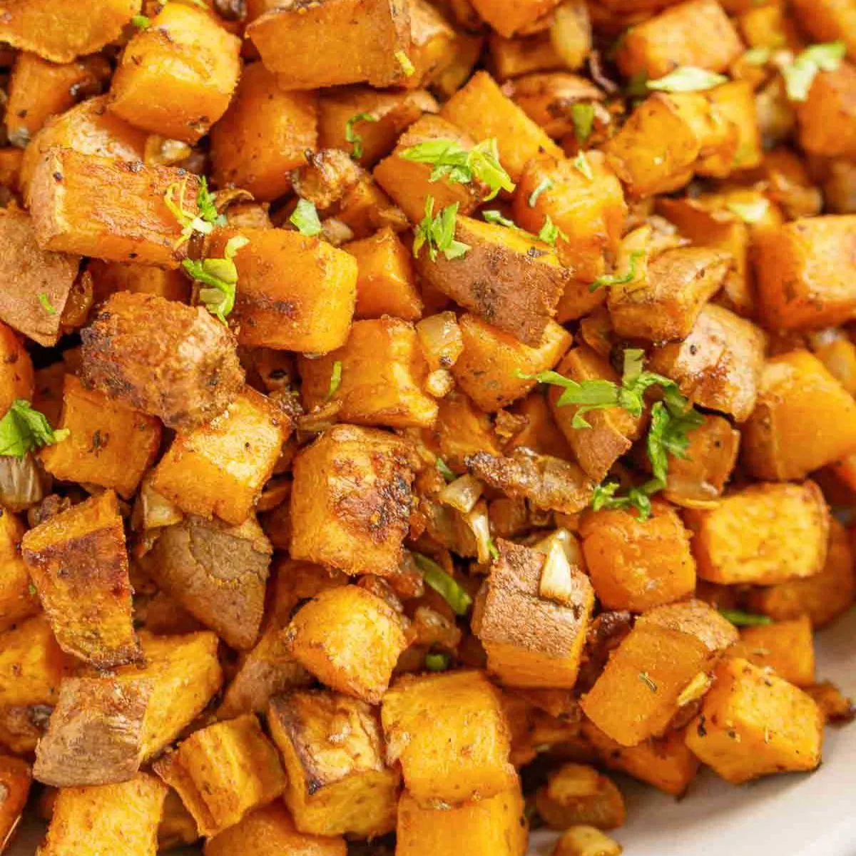 Sweet Potato Home Fries (Air Fryer and Oven Instructions)