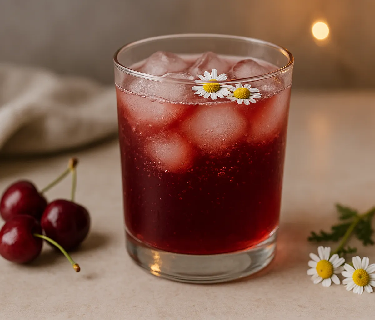 Cherry Chamomile Sparkler