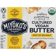 Miyoko's Creamery Butter, Cultured Vegan, Hint of Sea Salt, European Style