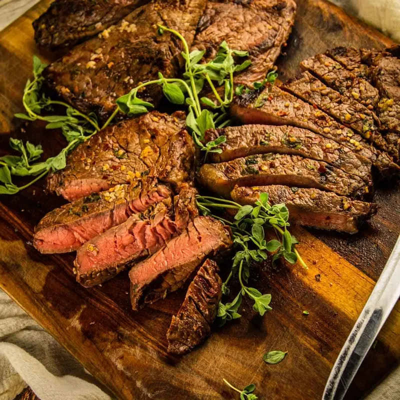 Easy Italian Steaks on the Grill