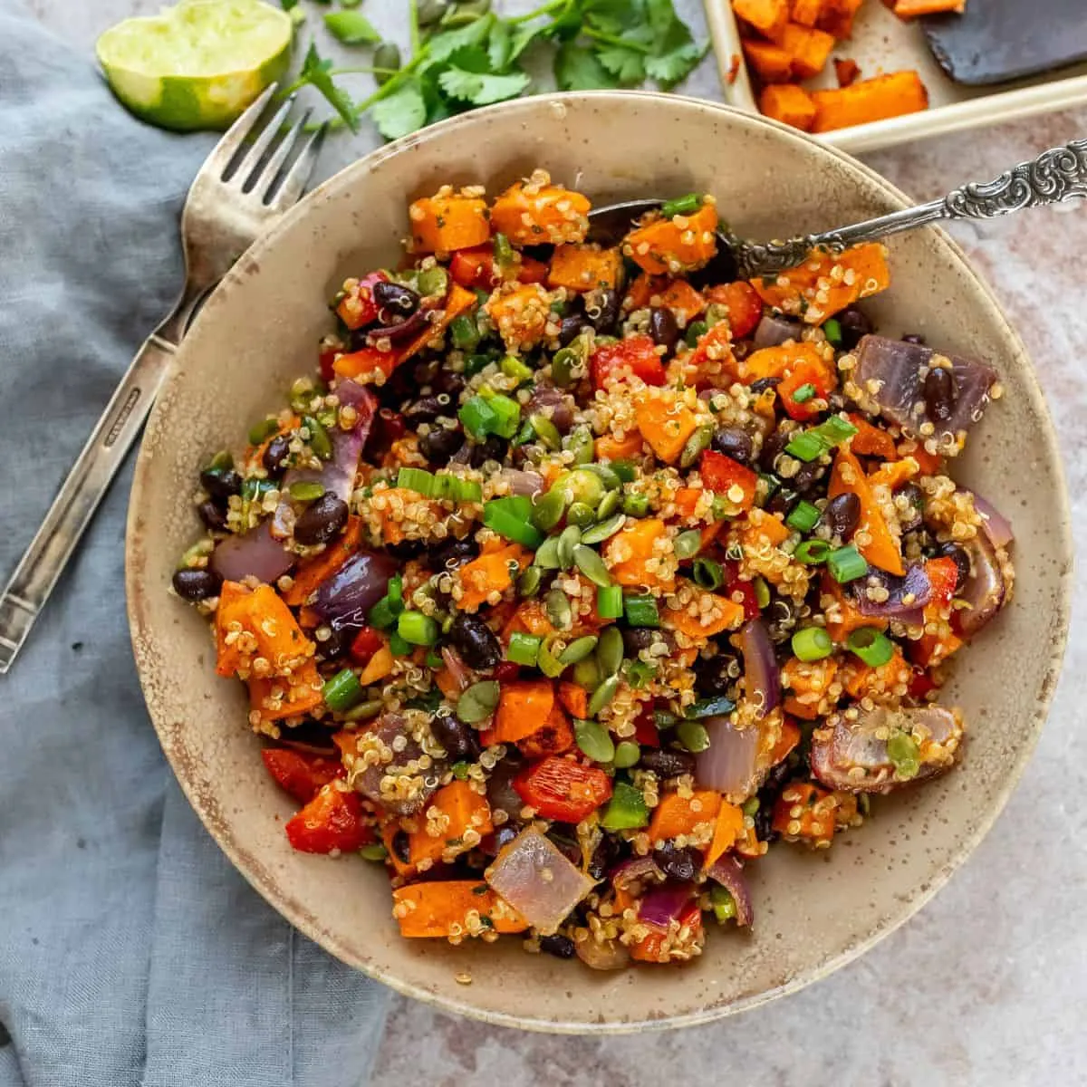 Sweet Potato Quinoa Salad
