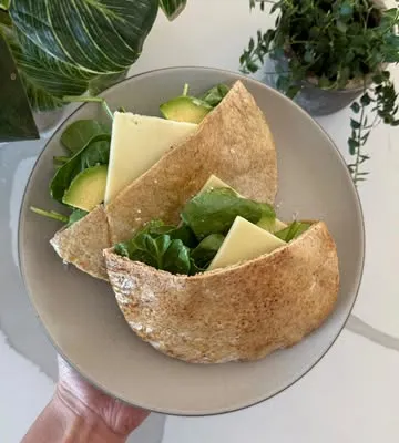 Recipe 'Mom & Dad’s Toasted Veggie Pita'