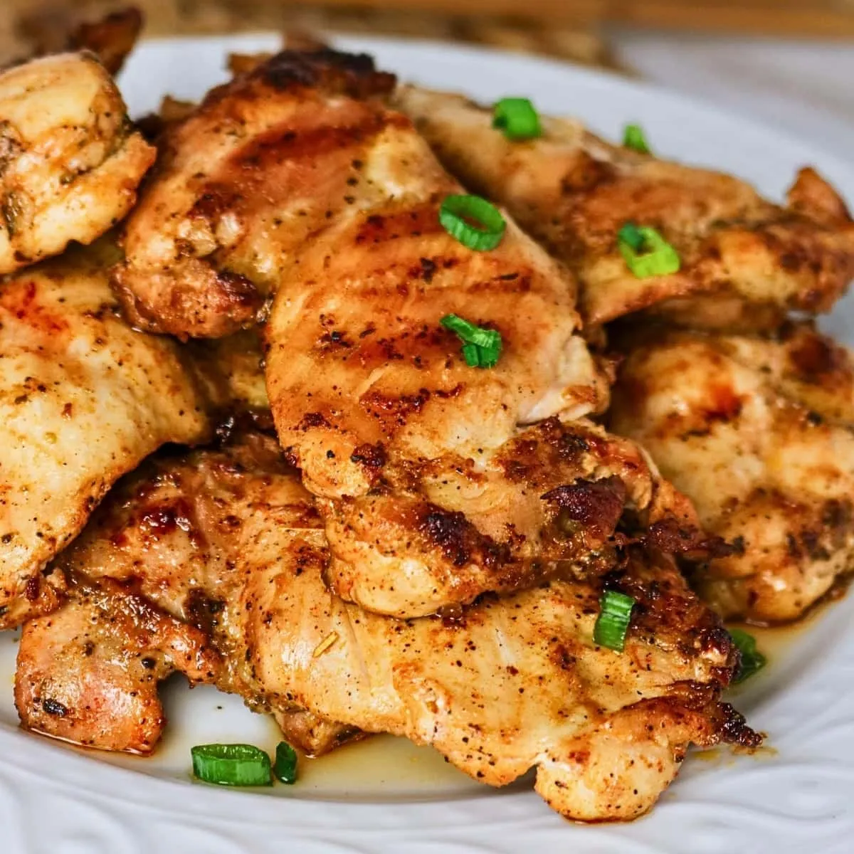 Grilled Boneless Chicken Thighs