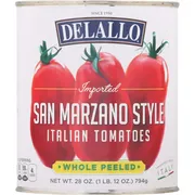 DeLallo Italian Tomatoes, San Marzano Style, Whole Peeled