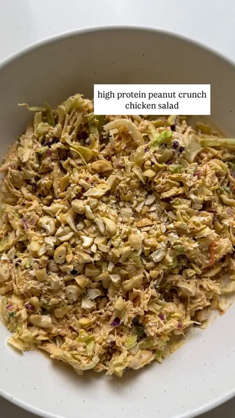 Peanut Crunch Chicken Salad