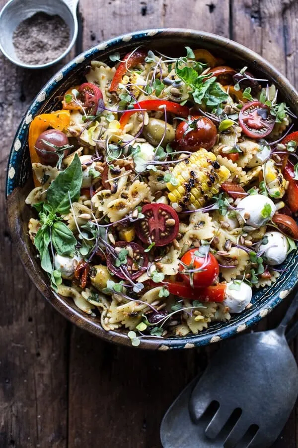 Everything But the Kitchen Sink Pasta Salad.