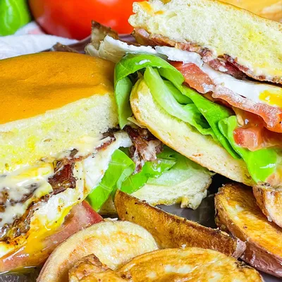 Recipe 'breakfast sandwich'