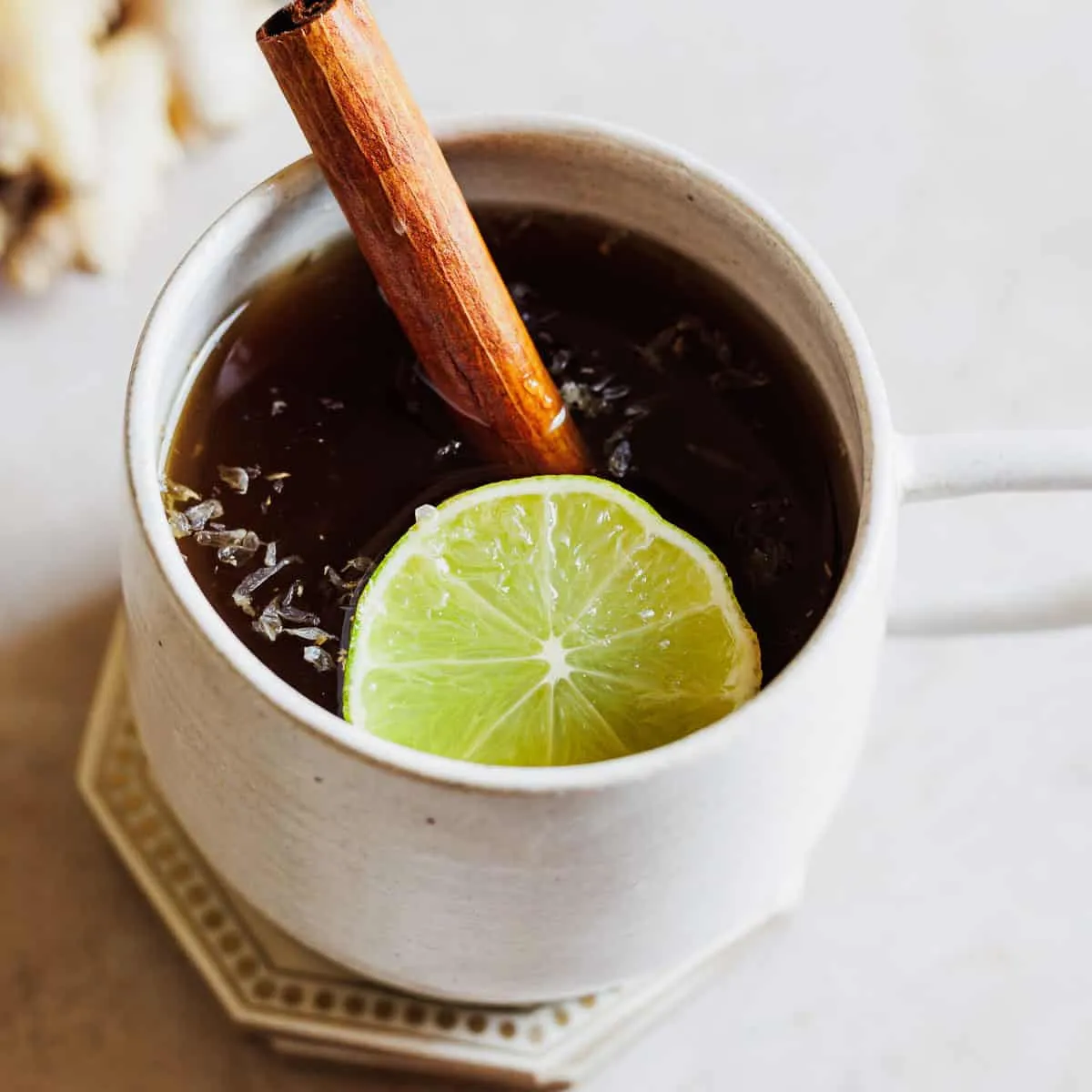 Traditional Colombian Aguapanela (Sugar Cane Drink)