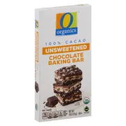 O Organics Baking Bar, Chocolate, Unsweetened, 100% Cacao