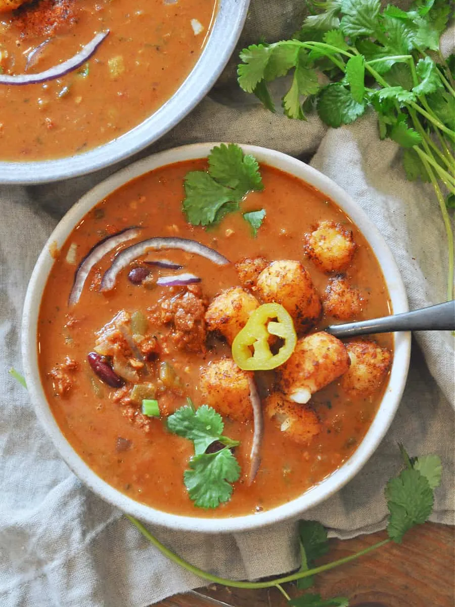 Easy Vegan Queso Fundido Soup