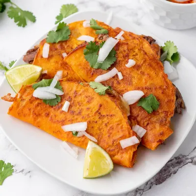 Recipe 'Crispy and Cheesy Quesabirria Tacos Recipe'