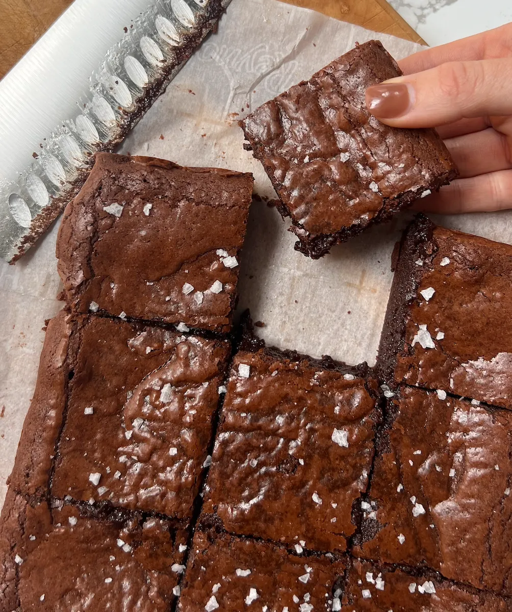 Espresso Dark Chocolate Brownies