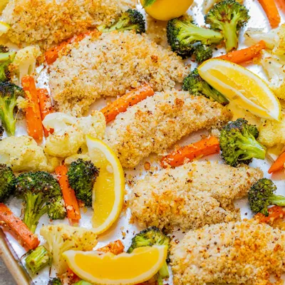 Recipe 'Sheet Pan Lemon Pepper Chicken and Vegetables'