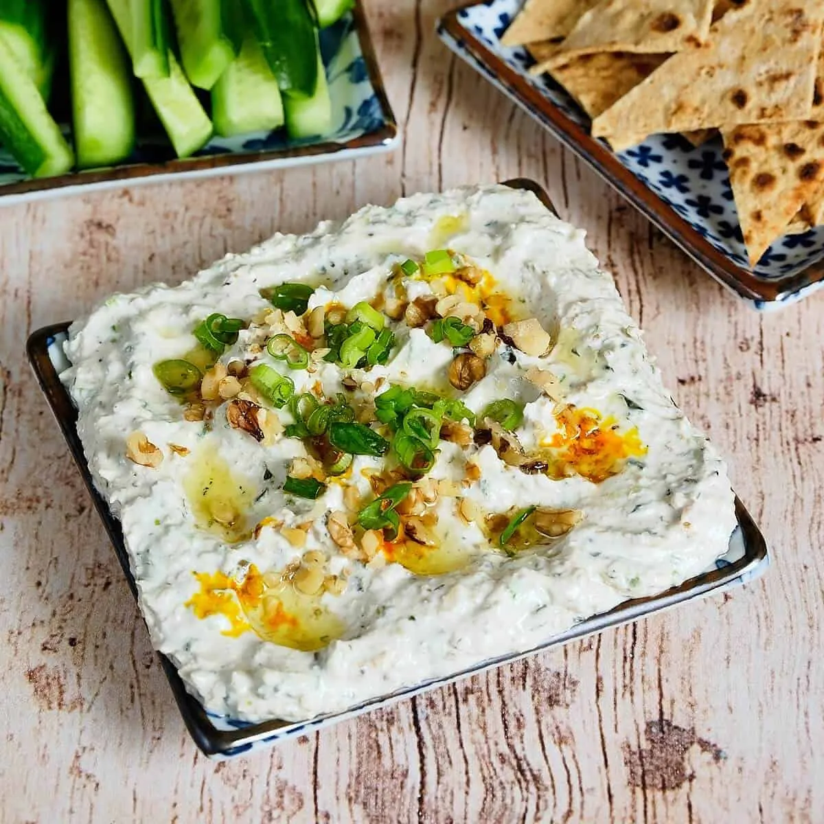 Cottage Cheese Dip With Walnuts