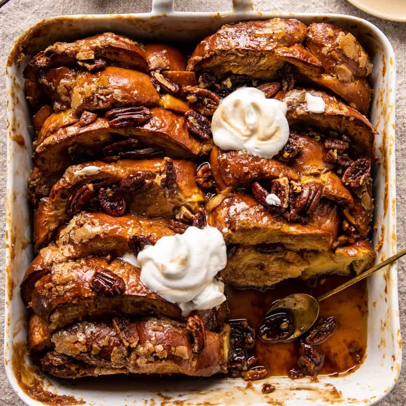 Baked Butter Pecan French Toast