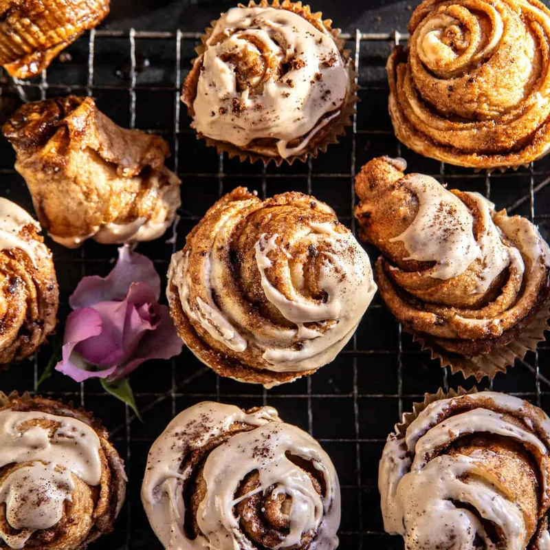 Brown Butter Iced Espresso Cardamom Buns
