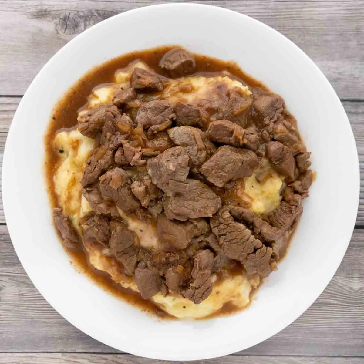 Slow Cooker Beef Tips and Gravy