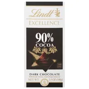 Lindt Excellence 90% Cocoa Supreme Dark Chocolate Bar