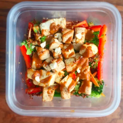 Recipe 'Peanut Stir Fry With Broccoli, Peppers And Quinoa (Nut-Free Option Available)'