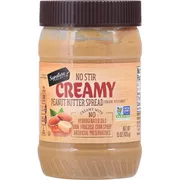 SIGNATURE SELECTS Peanut Butter Spread, No Stir, Creamy