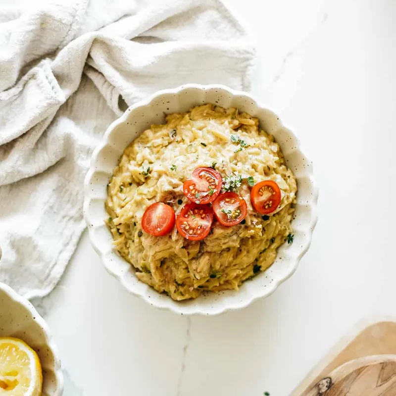 Vegan Orzo Salad
