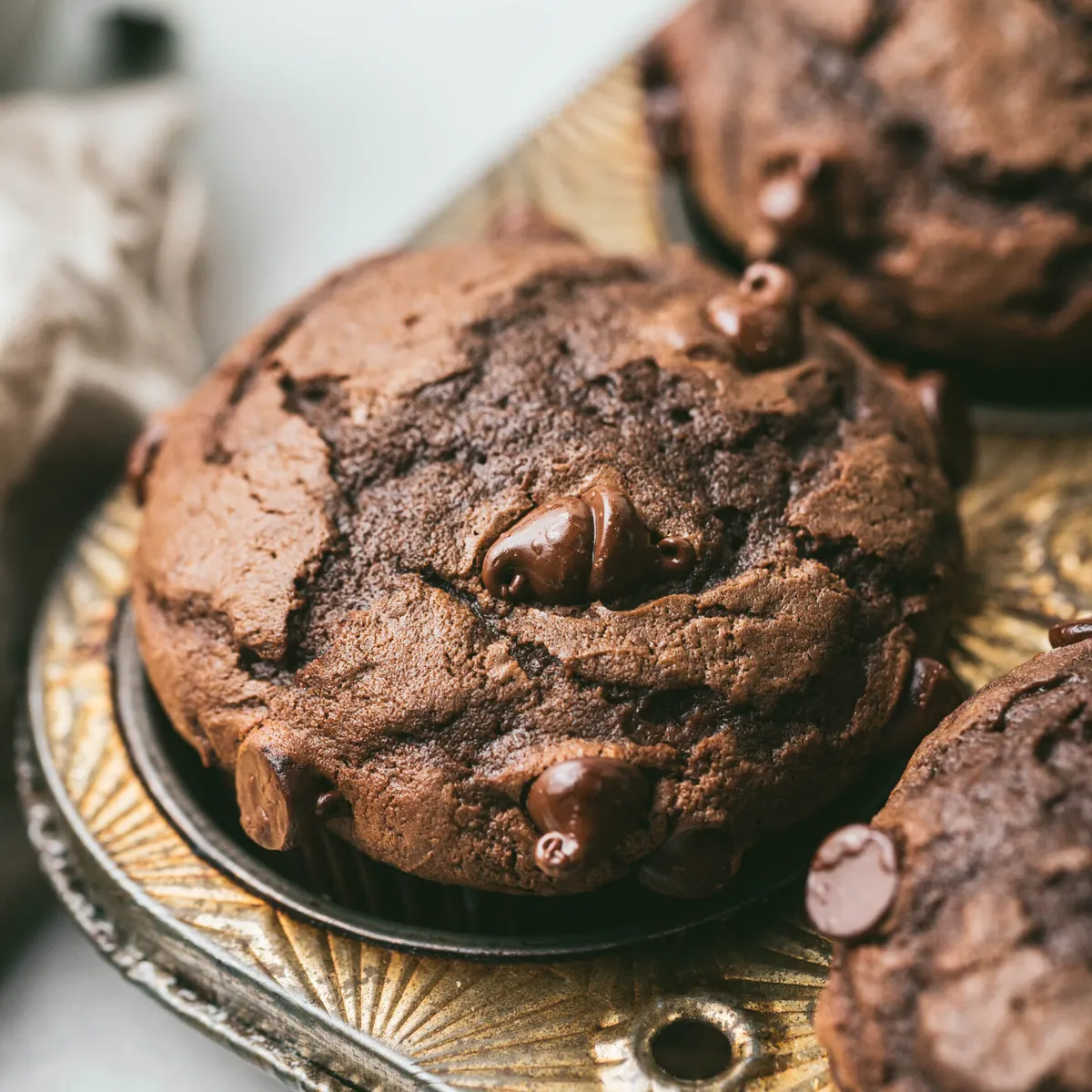Best Ever Double Chocolate Muffins