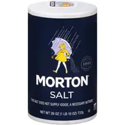 Morton Plain Salt, 26 Ounce