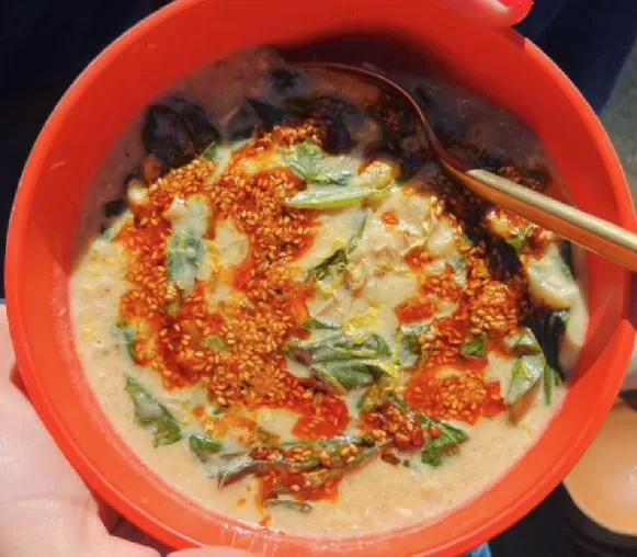 Avgolemono with Sizzled Paprika Butter