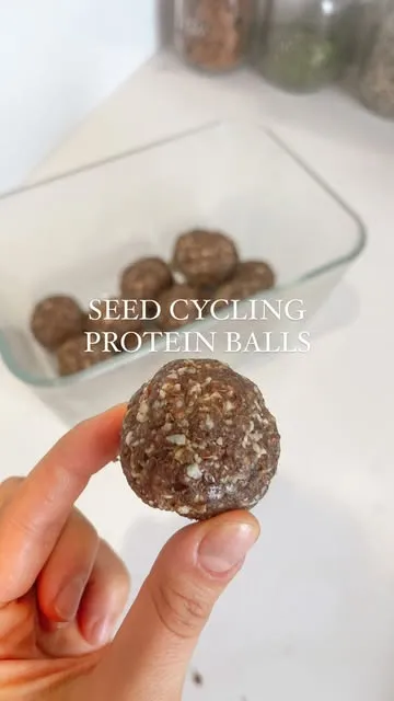 Seed Cycling Protein Balls (Follicular Phase)