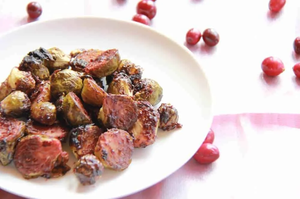 Cranberry Roasted Brussel Sprouts