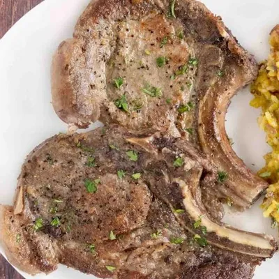 Recipe 'PAN SEARED PORK CHOPS'