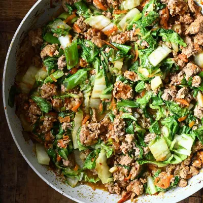 Recipe 'Ground Beef Cabbage Stir Fry'