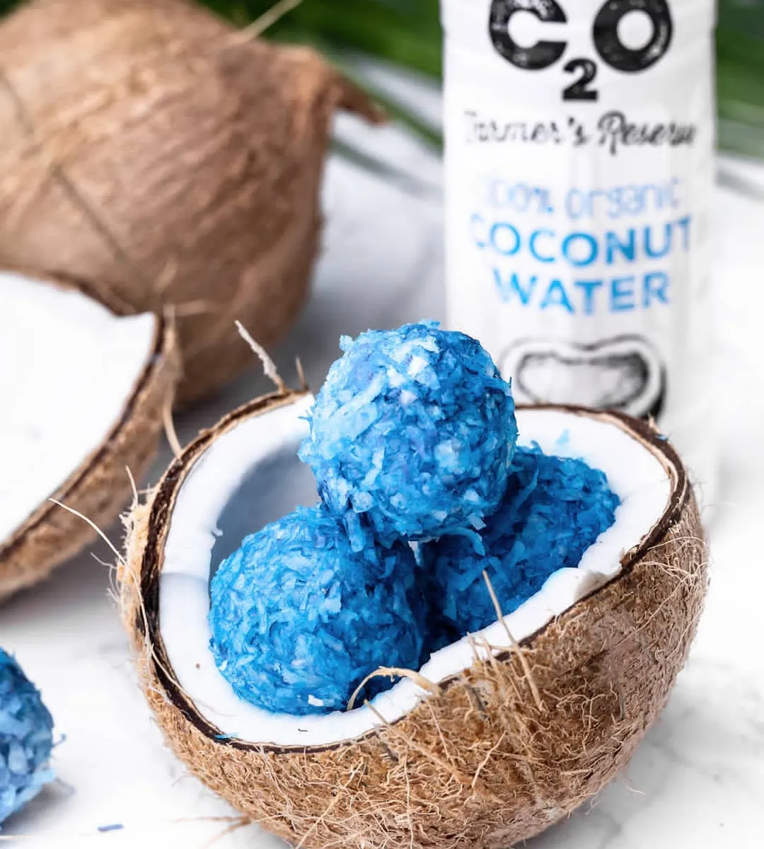 Blue Coconut Bliss Balls