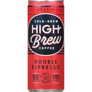 High Brew Coffee, Double Espresso, Cold-Brew