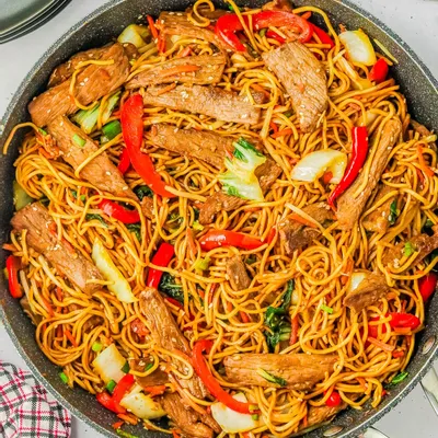 Recipe 'Beef Chow Mein'