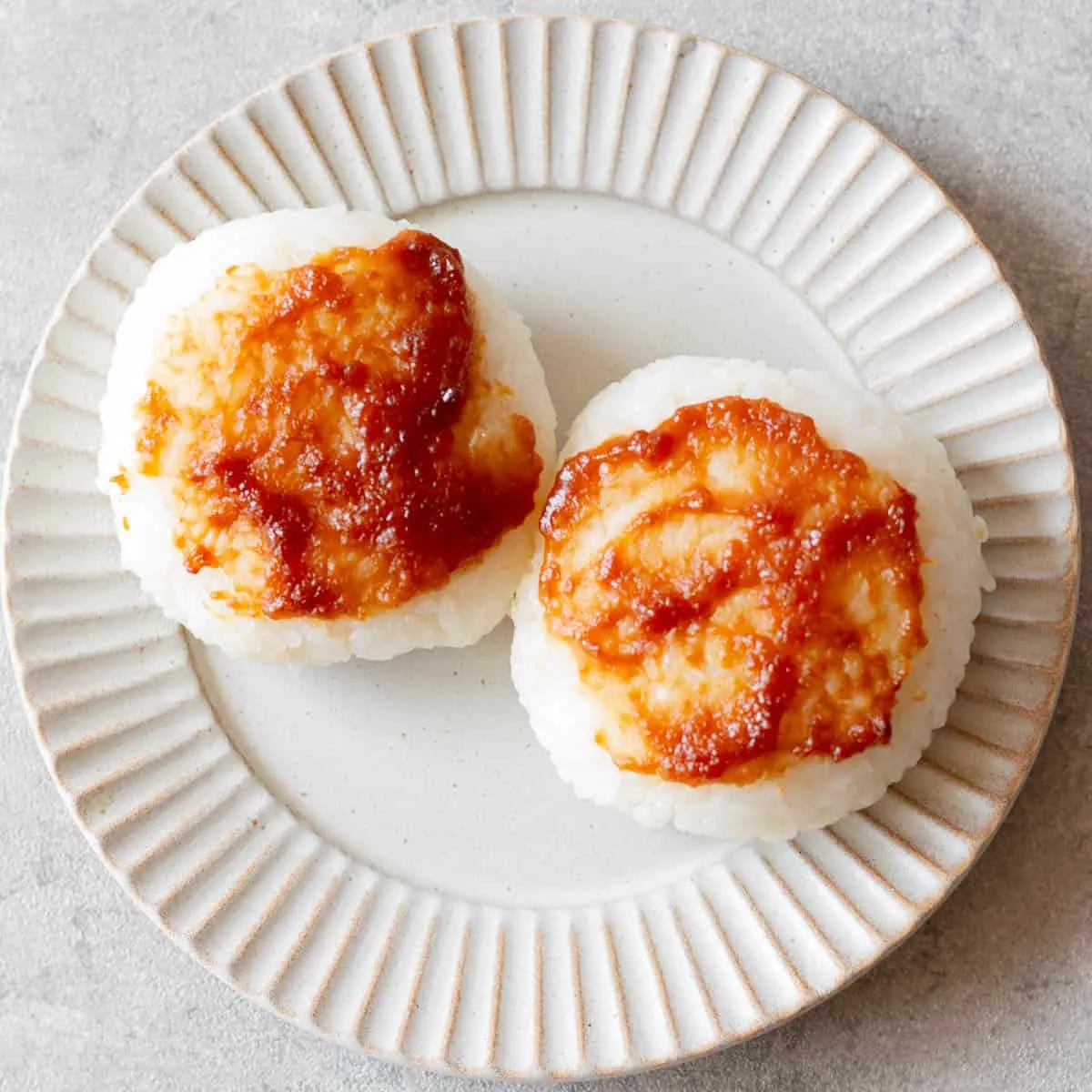 Miso Yaki Onigiri (Japanese Grilled Rice Balls)