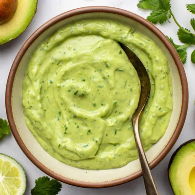 Recipe 'Easy Vegan Avocado Crema (5 Min + No-Chop)'