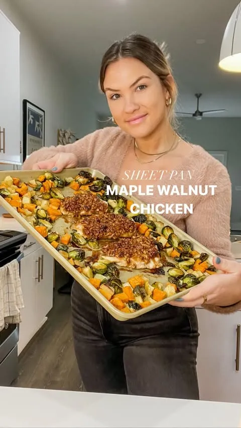 SHEET PAN MEALS EPISODE #2: Maple Walnut Chicken & Veggies