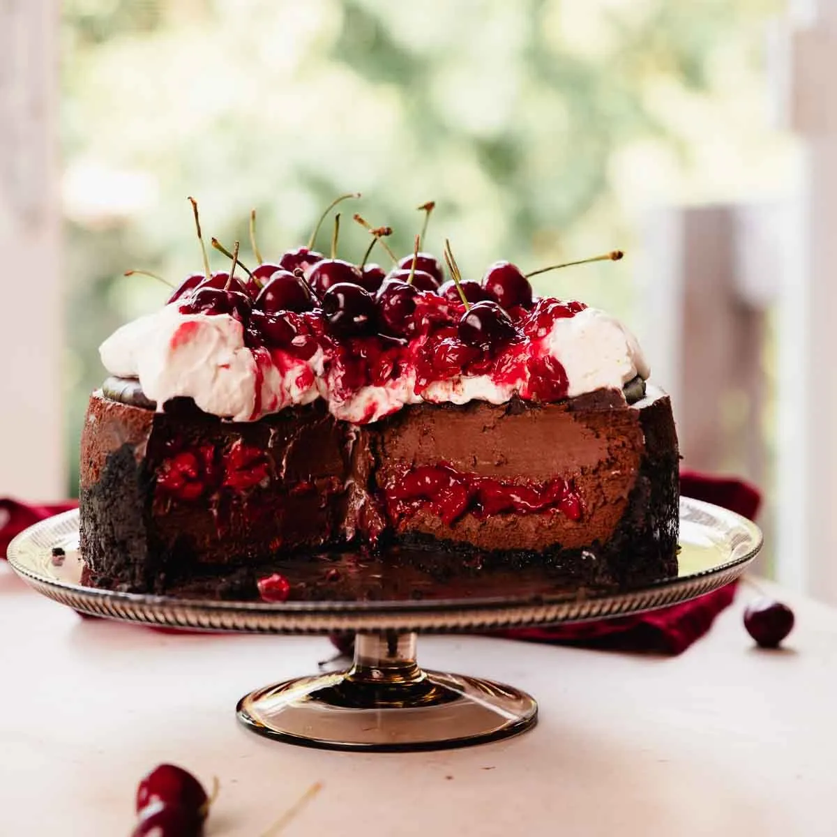 Black Forest Cheesecake