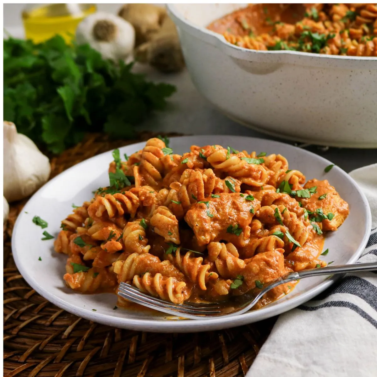 Butter Chicken with Pasta
