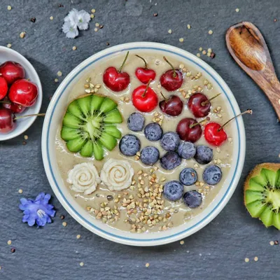 Recipe 'Tahini Banana Ice Cream Bowl'