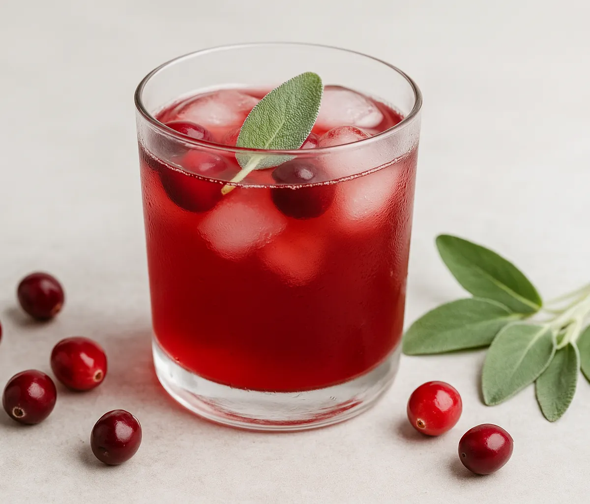 Cranberry Sage Spritzer