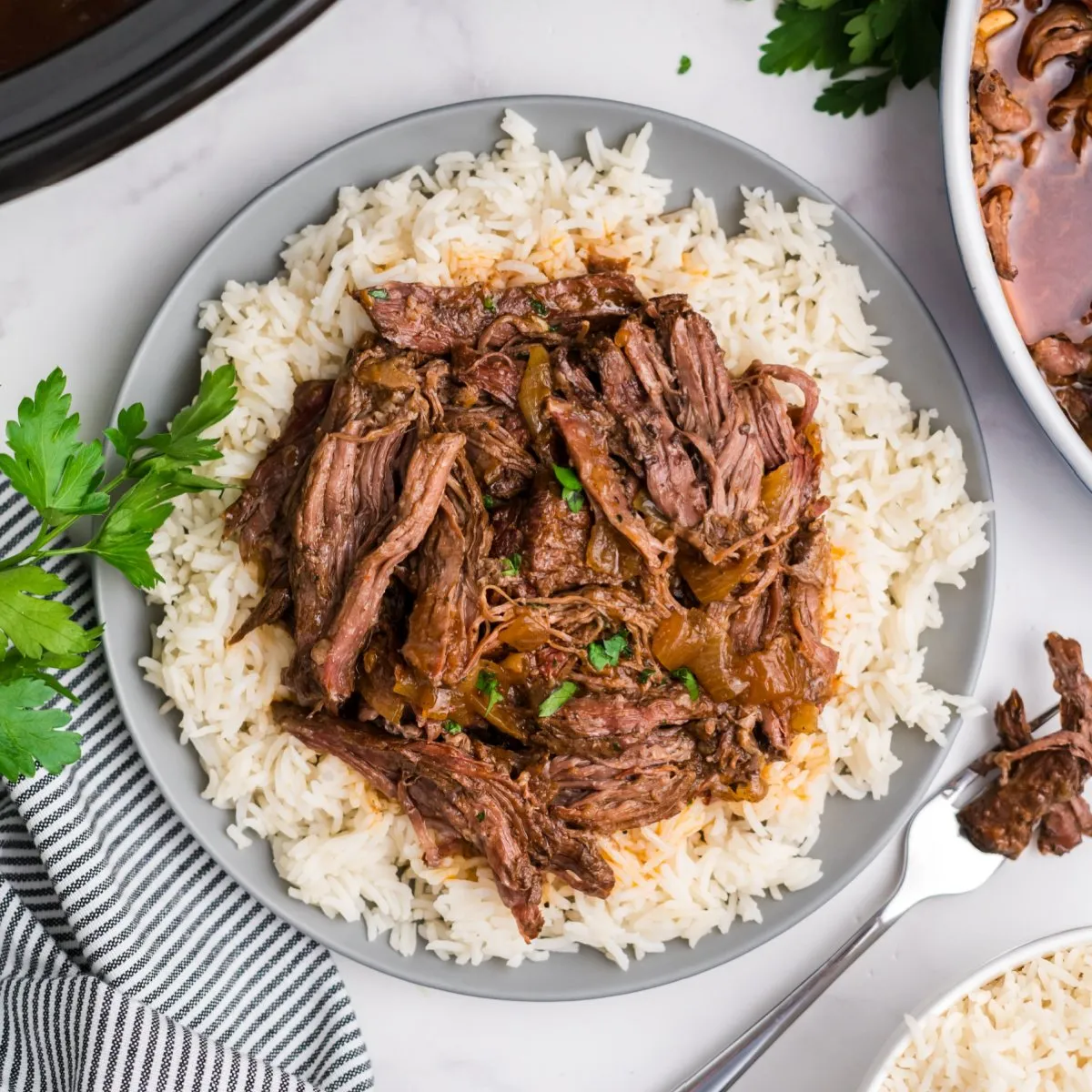 Slow Cooker Skirt Steak
