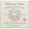 Bellwether Farms Cultured Cream, French, Creme Fraiche