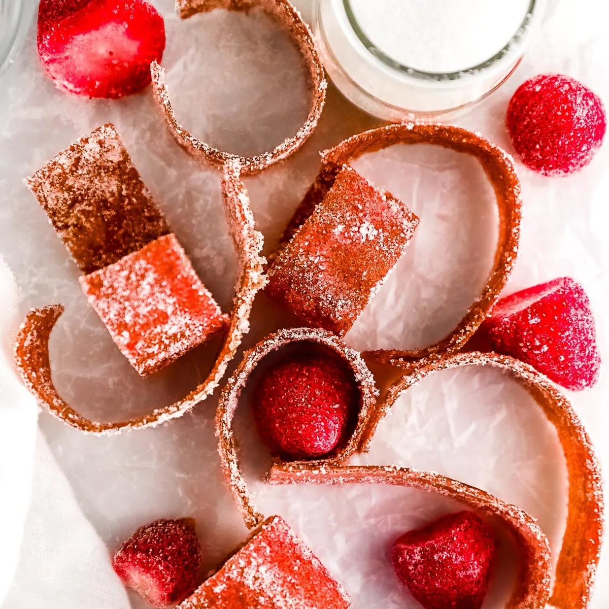 Homemade Strawberry Sour Strips