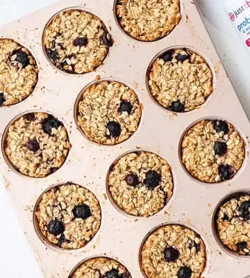 Recipe 'Gut-Healthy Apple Blueberry Oat Muffins'