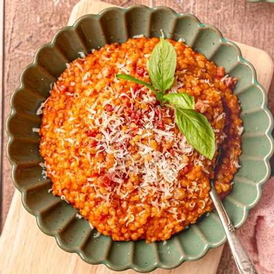 Recipe 'Tomato Pastina with Guanciale (Creamy Italian Comfort)'