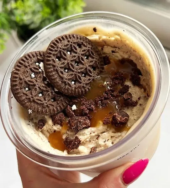 Caramel "Oreo" Brownie Protein Ice Cream