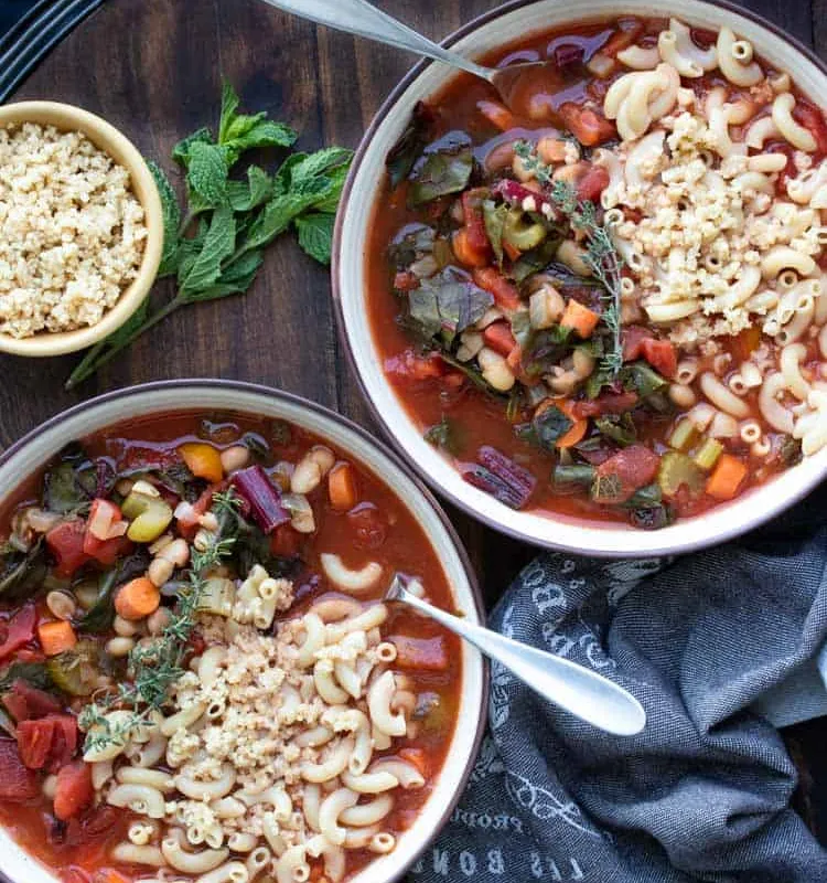 Easy Vegetable Minestrone Soup Recipe