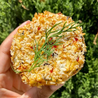 Recipe 'VEGAN CRAB CAKES 🦀'